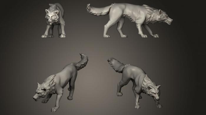 Animal figurines (STKJ_0474) 3D model for CNC machine